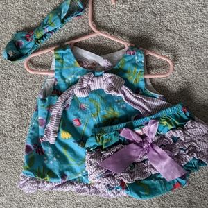 Ruffle Butts 3 piece set 12-18 mo